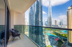 Stunning 3BR, Full Burj Khalifa and Fountain View -19AB01